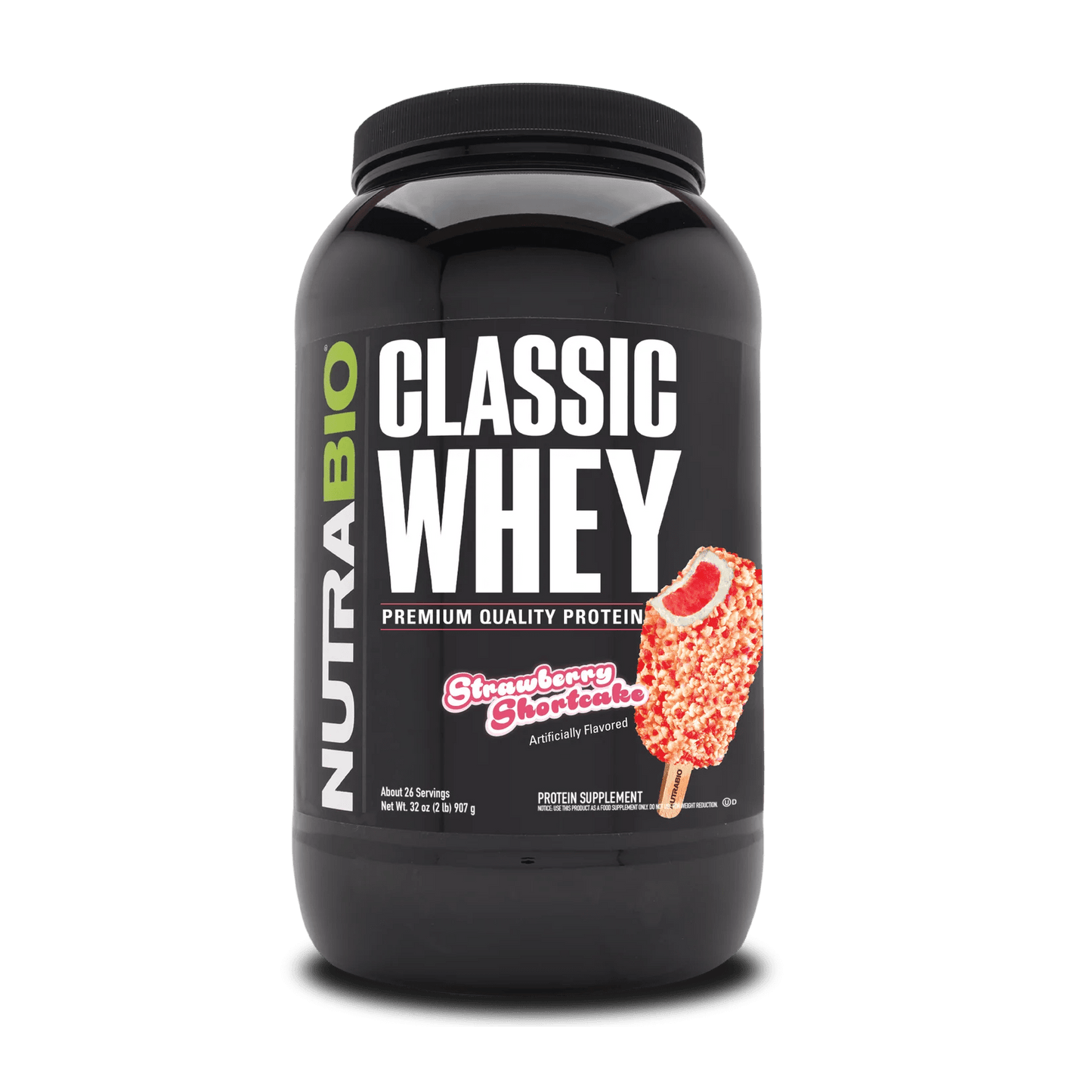 Nutrabio - Classic Whey - Strawberry Shortcake 2lb - Protein - Animal Supps | Supplement, Sports Nutrition, and Vitamin Shop | Vineland NJ