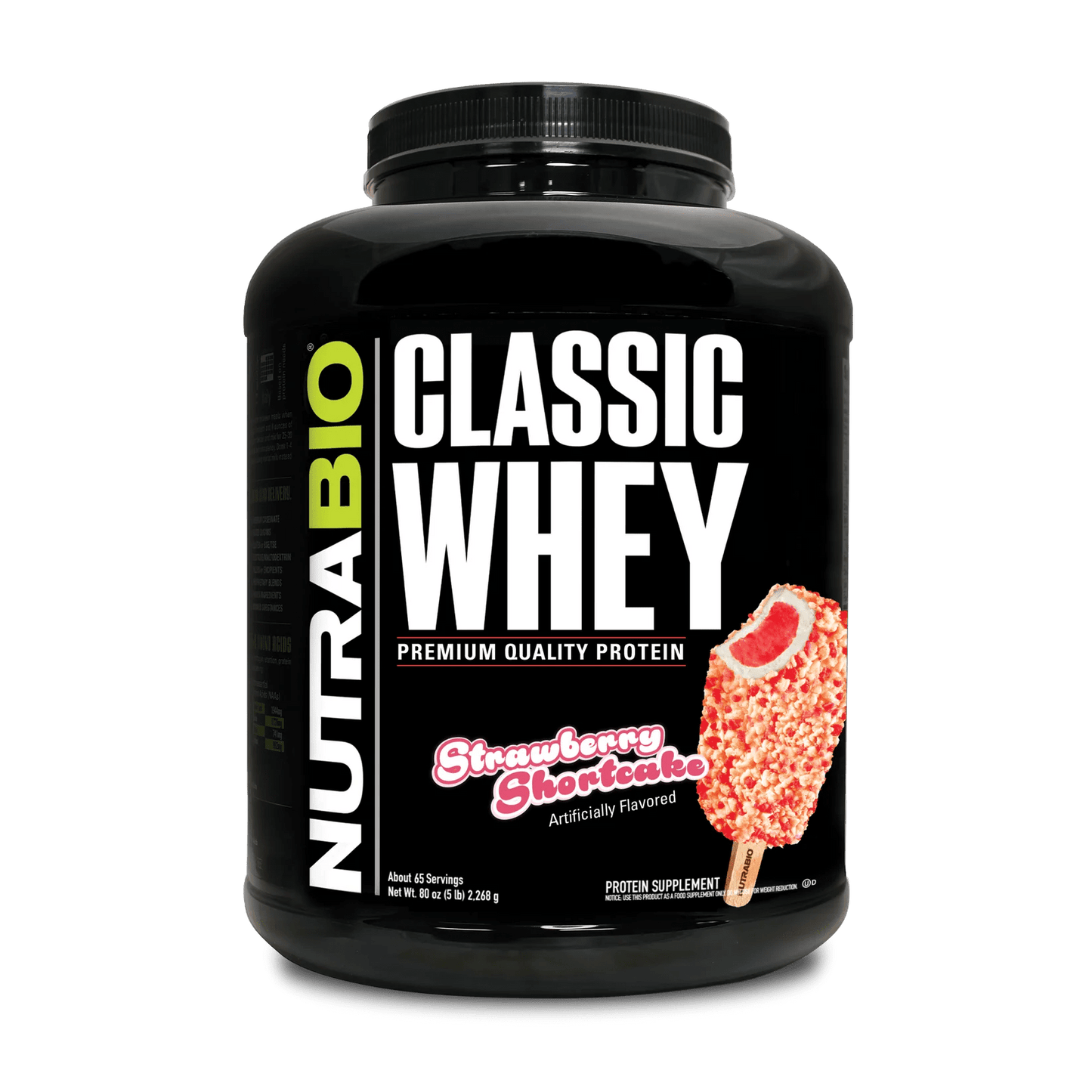 Nutrabio - Classic Whey - Strawberry Shortcake 5lb - Protein - Animal Supps | Supplement, Sports Nutrition, and Vitamin Shop | Vineland NJ