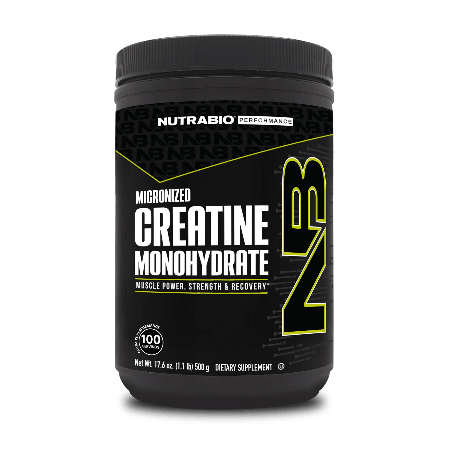 NutraBio - Creatine Monohydrate - Unflavored 100serv (500g) - Creatine - Animal Supps | Sports Nutrition & Supplement Store | Vineland, NJ