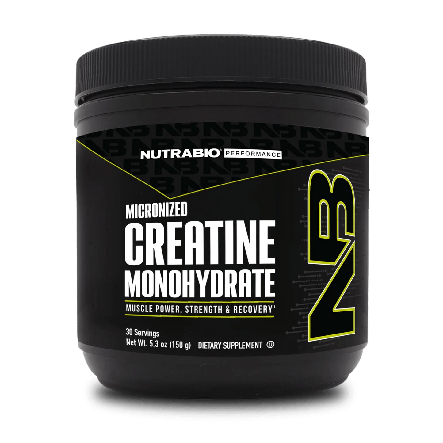 NutraBio - Creatine Monohydrate - Unflavored 30serv (150g) - Creatine - Animal Supps | Sports Nutrition & Supplement Store | Vineland, NJ
