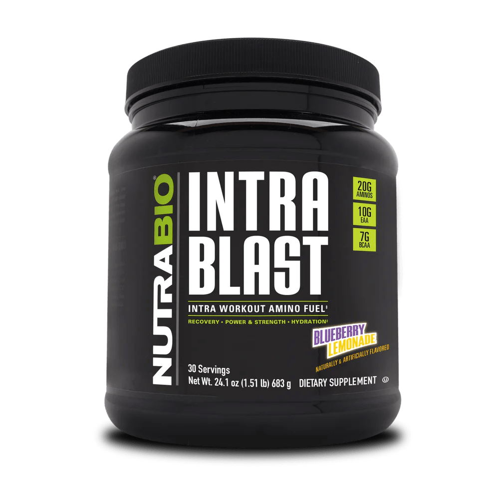Nutrabio - IntraBlast - Blueberry Lemonade 30serv - Amino Acids - Animal Supps | Sports Nutrition & Supplement Store | Vineland, NJ