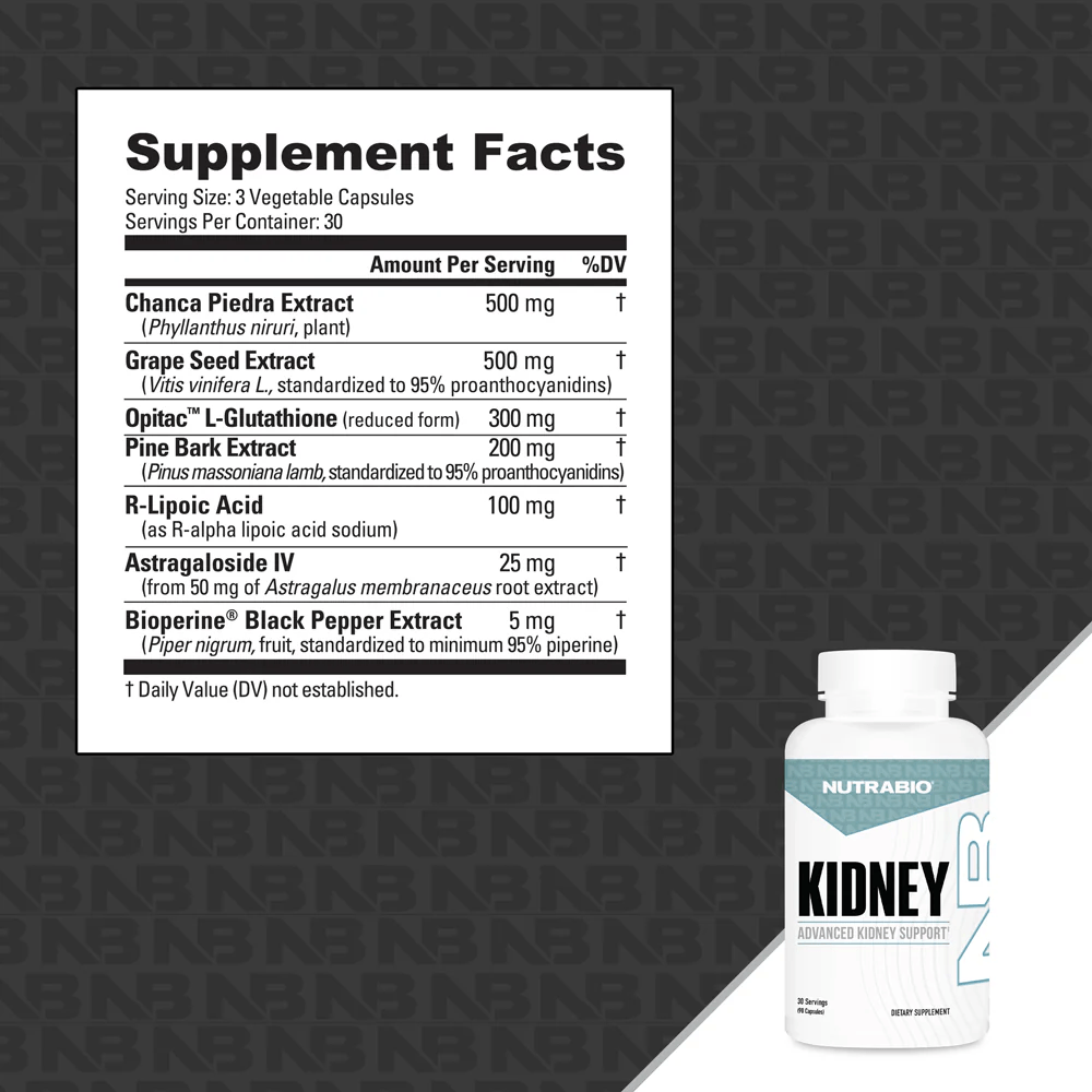 NutraBio - Kidney - 30serv - Organ Support - Animal Supps | Sports Nutrition & Supplement Store | Vineland, NJ