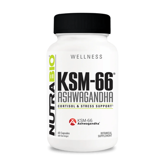 Nutrabio - KSM - 66 - 60ct - Stress Support - Animal Supps | Sports Nutrition & Supplement Store | Vineland, NJ
