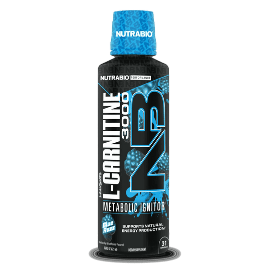 NutraBio - LeanShots L - Carnitine (3000mg) - Blue Razz - Fat Burner - Animal Supps | Sports Nutrition & Supplement Store | Vineland, NJ