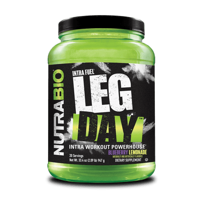 NutraBio - Leg Day - Blueberry Lemonade 20serv - Recovery - Animal Supps | Supplement, Sports Nutrition, and Vitamin Shop | Vineland NJ