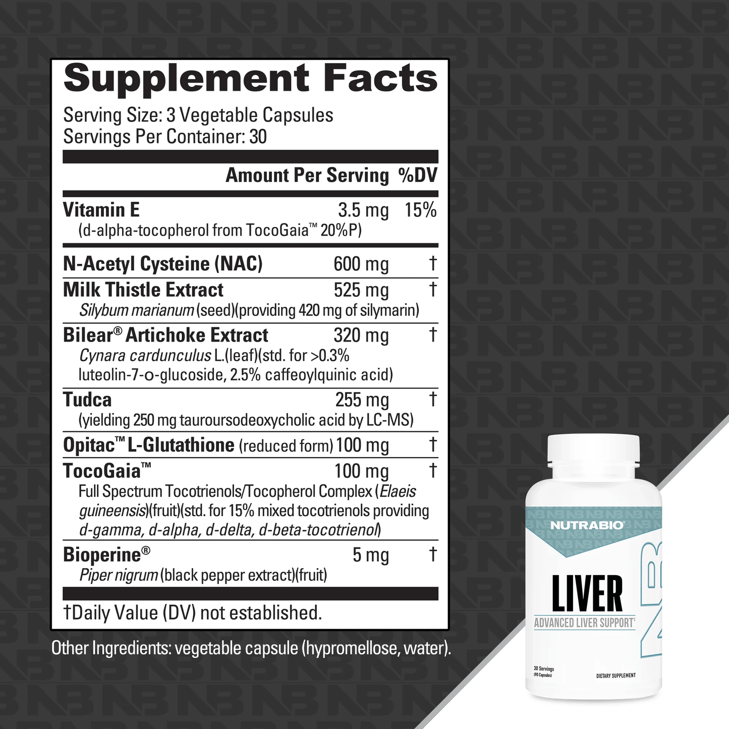 NutraBio - Liver - Liver Support - Animal Supps | Sports Nutrition & Supplement Store | Vineland, NJ
