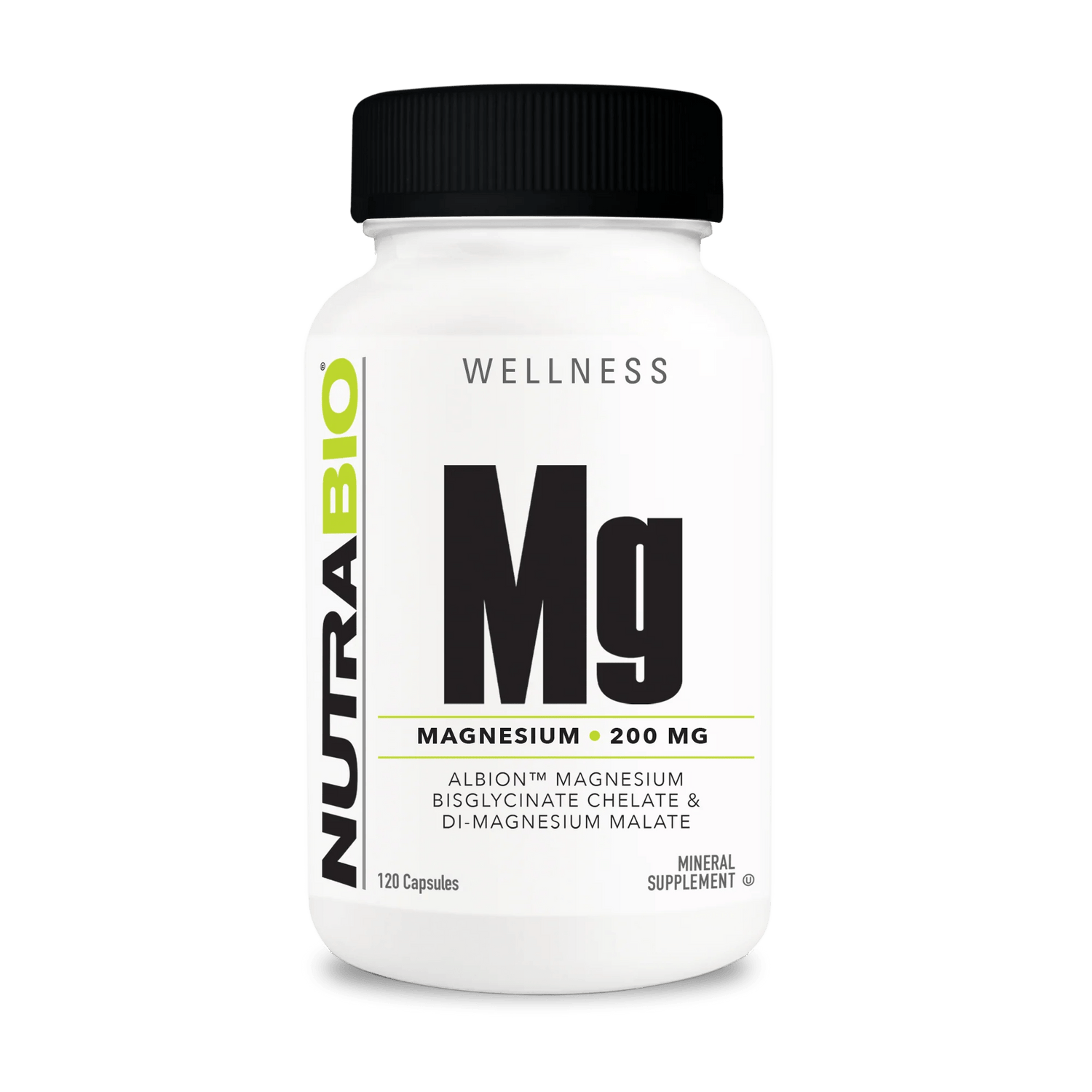 NutraBio - Magnesium Complex (200mg) - 120ct - Magnesium - Animal Supps | Sports Nutrition & Supplement Store | Vineland, NJ