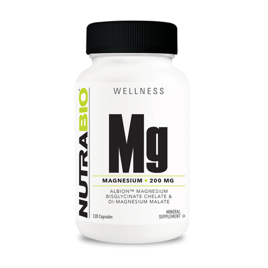NutraBio - Magnesium Complex (200mg) - 120ct - Magnesium - Animal Supps | Sports Nutrition & Supplement Store | Vineland, NJ