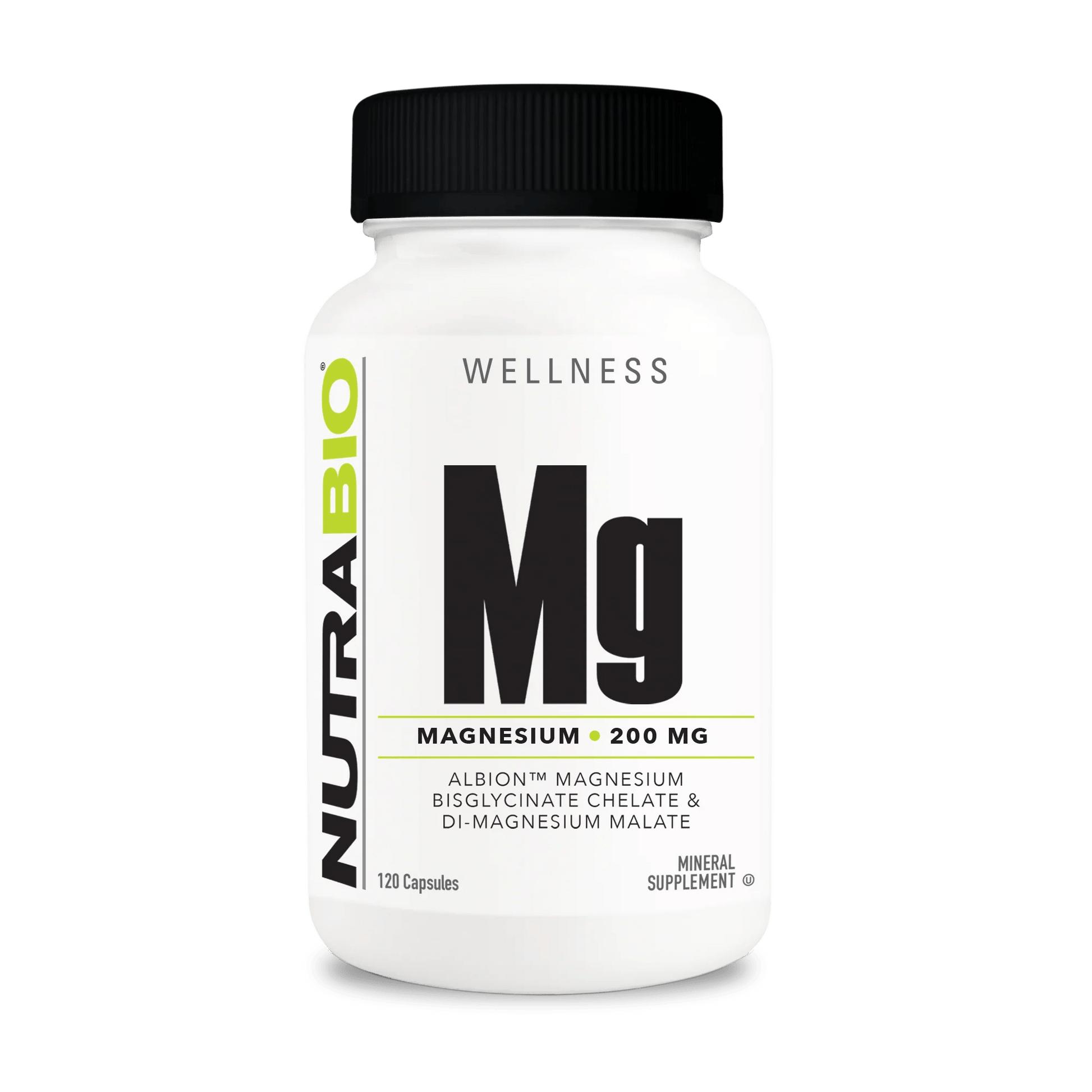 NutraBio - Magnesium Complex (200mg) - 120ct - Magnesium - Animal Supps | Sports Nutrition & Supplement Store | Vineland, NJ