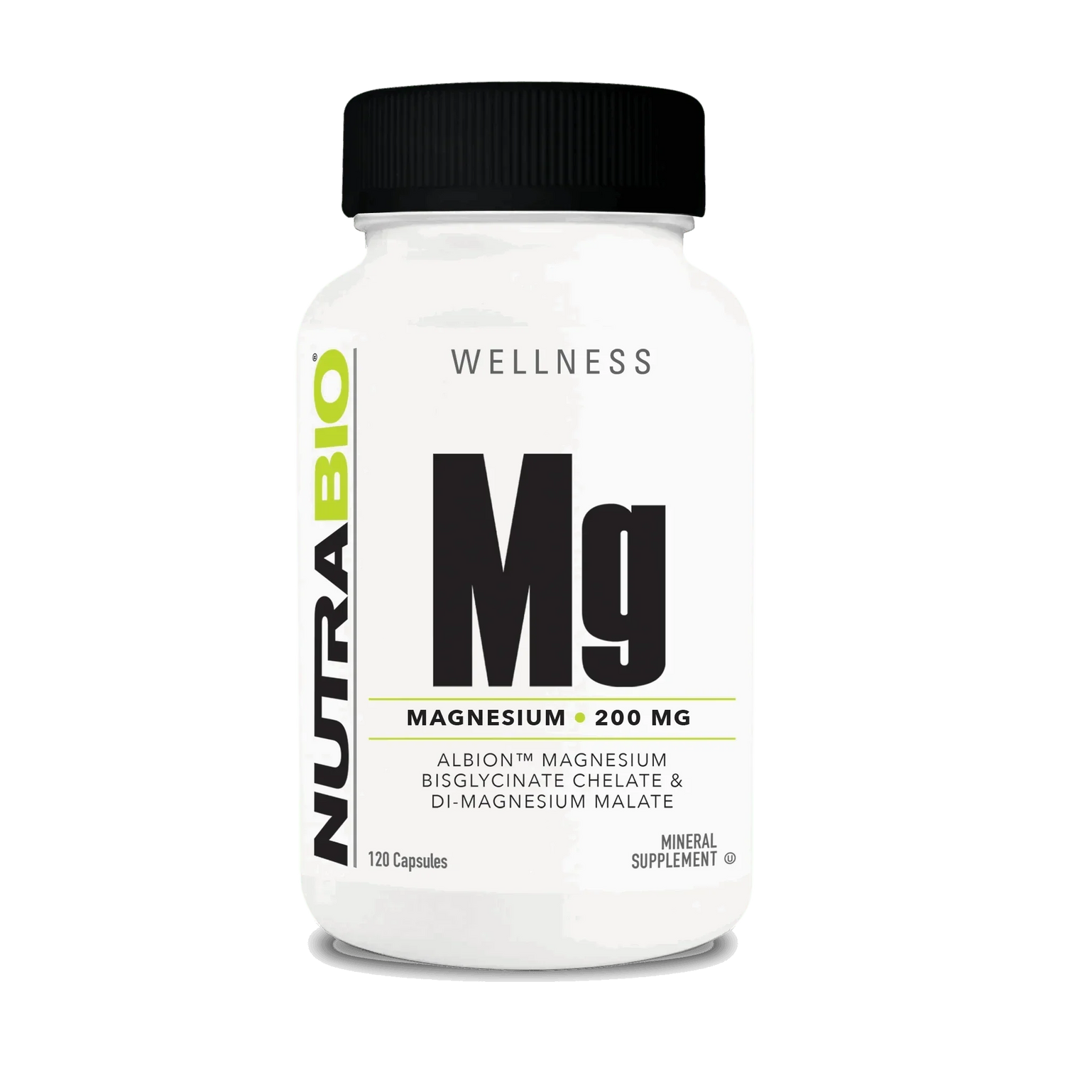 NutraBio - Magnesium Complex (200mg) - 120ct - Magnesium - Animal Supps | Sports Nutrition & Supplement Store | Vineland, NJ