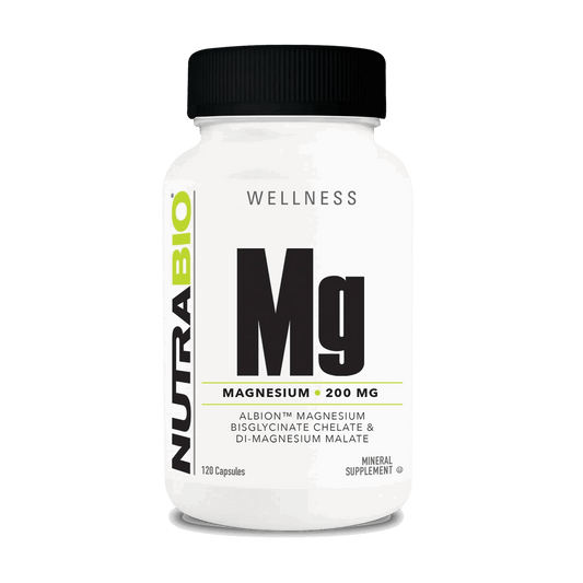 NutraBio - Magnesium Complex (200mg) - 120ct - Magnesium - Animal Supps | Sports Nutrition & Supplement Store | Vineland, NJ