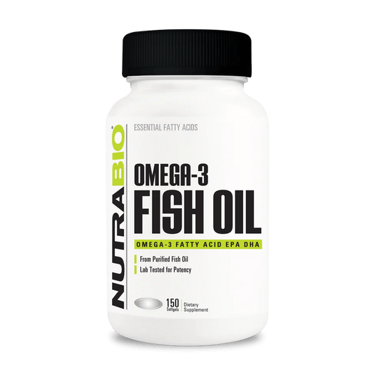 Nutrabio - Omega - 3 Fish Oil - 150ct - Fish Oil - Animal Supps | Sports Nutrition & Supplement Store | Vineland, NJ