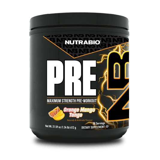 NutraBio - PRE Workout - Orange Mango Tango 20serv - Pre - Workout - Animal Supps | Sports Nutrition & Supplement Store | Vineland, NJ