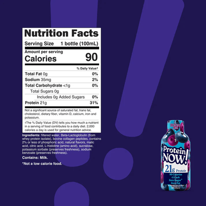 Nutrabio - Protein Now Shots - Single - Blueberry Acai Single - Pre - Workout - Animal Supps | Supplement, Sports Nutrition, and Vitamin Shop | Vineland NJ