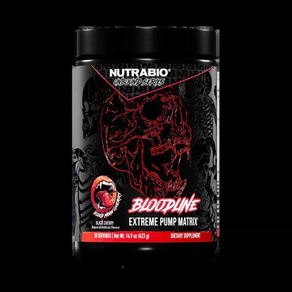 NutraBio Unbound Series - Bloodline Extreme Pump Matrix - Blood Moon Cherry - Pre - Workout - Animal Supps | Supplement, Sports Nutrition, and Vitamin Shop | Vineland NJ