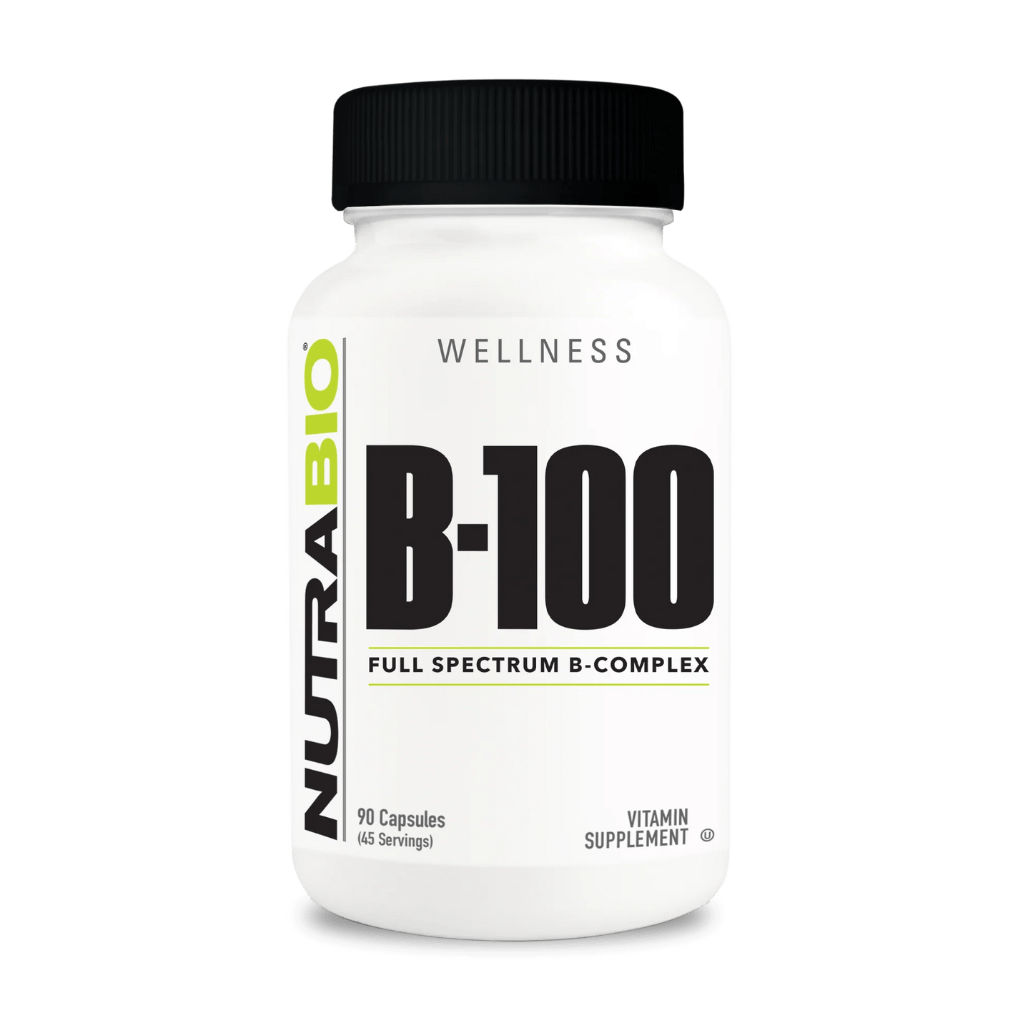NutraBio - Vitamin B - 100 Complex - Vitamin & Mineral - Animal Supps | Sports Nutrition & Supplement Store | Vineland, NJ