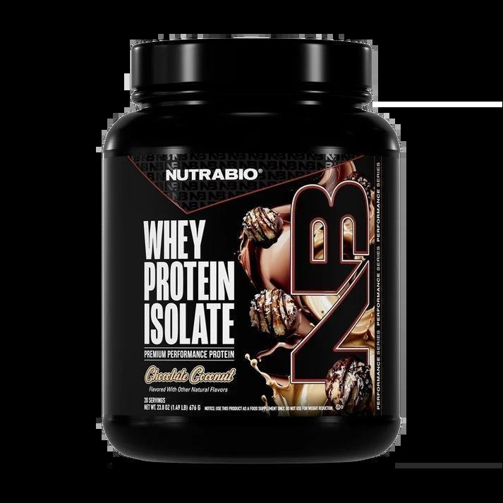 NutraBio - Whey Protein Isolate - Chocolate Coconut 20servs 1.49lb - Protein -Animal Supps | Supplement, Sports Nutrition, and Vitamin Shop | Vineland NJ
