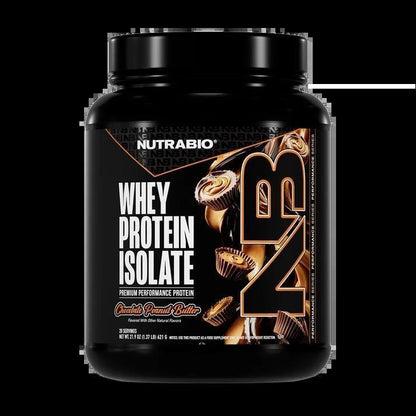 NutraBio - Whey Protein Isolate - Chocolate Peanut Butter 20serv 1.49lb - Protein -Animal Supps | Supplement, Sports Nutrition, and Vitamin Shop | Vineland NJ