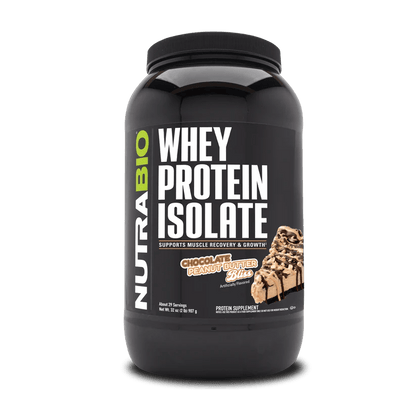 NutraBio - Whey Protein Isolate - Chocolate Peanut Butter Bliss 2.2lb - Protein - Animal Supps | Sports Nutrition & Supplement Store | Vineland, NJ