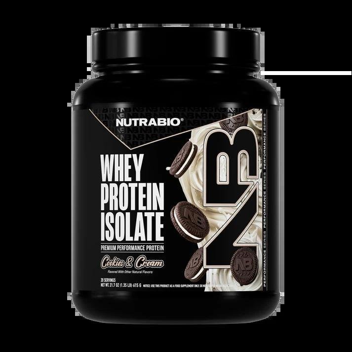 NutraBio - Whey Protein Isolate - Cookies and Cream 20serv 1.49lb - Protein -Animal Supps | Supplement, Sports Nutrition, and Vitamin Shop | Vineland NJ