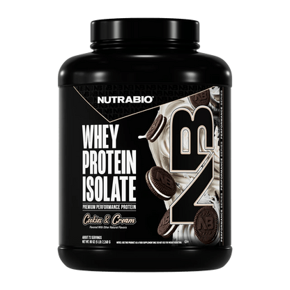 NutraBio - Whey Protein Isolate - Cookies & Cream (Ice Cream Cookie Dream) 5lb - Protein - Animal Supps | Supplement, Sports Nutrition, and Vitamin Shop | Vineland NJ