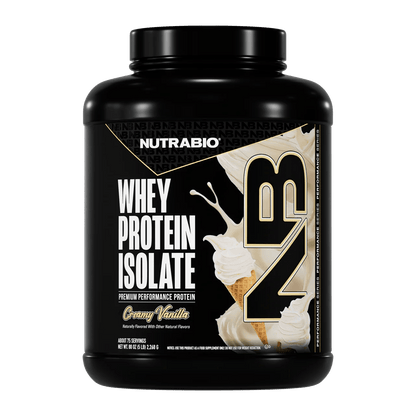 NutraBio - Whey Protein Isolate - Creamy Vanilla (Alpine Vanilla) 5lb - Protein - Animal Supps | Supplement, Sports Nutrition, and Vitamin Shop | Vineland NJ