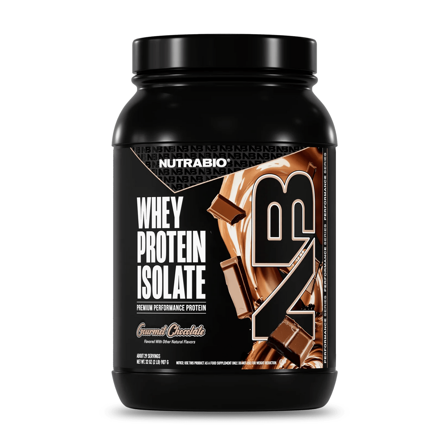 NutraBio - Whey Protein Isolate - Gourmet Chocolate 2lb - Protein - Animal Supps | Supplement, Sports Nutrition, and Vitamin Shop | Vineland NJ