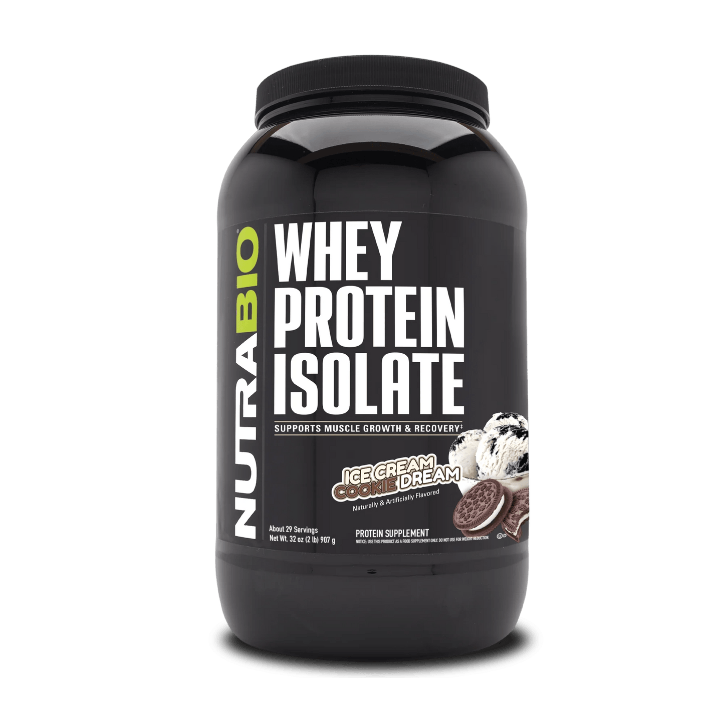 NutraBio - Whey Protein Isolate - Ice Cream Cookie Dream 2.2lb - Protein - Animal Supps | Sports Nutrition & Supplement Store | Vineland, NJ