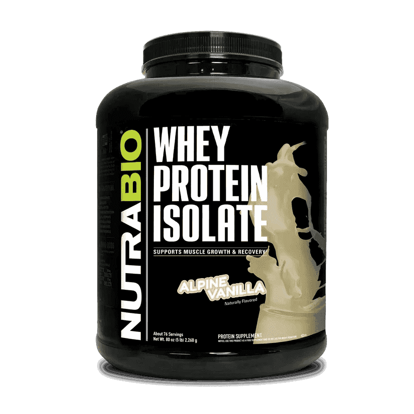 NutraBio - Whey Protein Isolate - Alpine Vanilla 5lb - Protein - Animal Supps | Sports Nutrition & Supplement Store | Vineland, NJ