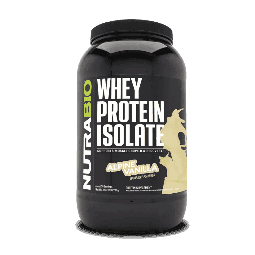 NutraBio - Whey Protein Isolate - Alpine Vanilla 2.2lb - Protein - Animal Supps | Sports Nutrition & Supplement Store | Vineland, NJ