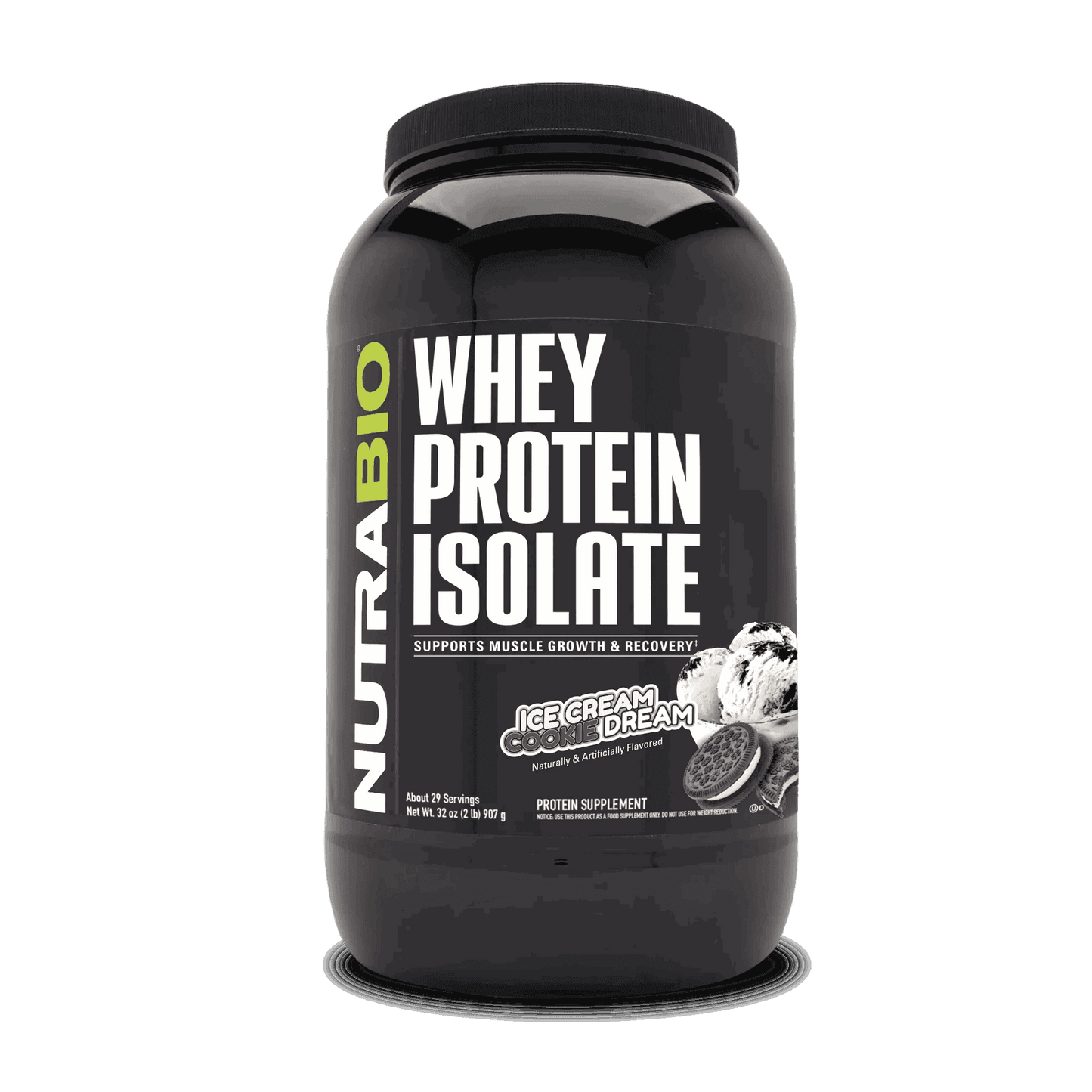 NutraBio - Whey Protein Isolate - Ice Cream Cookie Dream 2.2lb - Protein - Animal Supps | Sports Nutrition & Supplement Store | Vineland, NJ