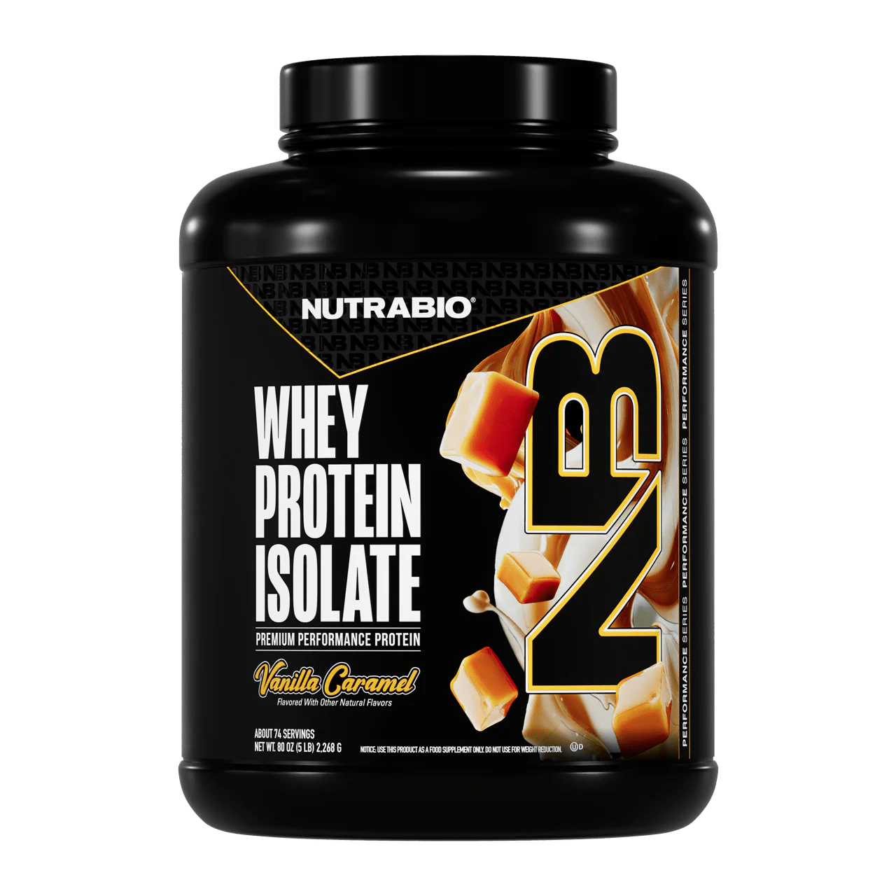 NutraBio - Whey Protein Isolate - Vanilla Caramel 5lb - Protein - Animal Supps | Supplement, Sports Nutrition, and Vitamin Shop | Vineland NJ