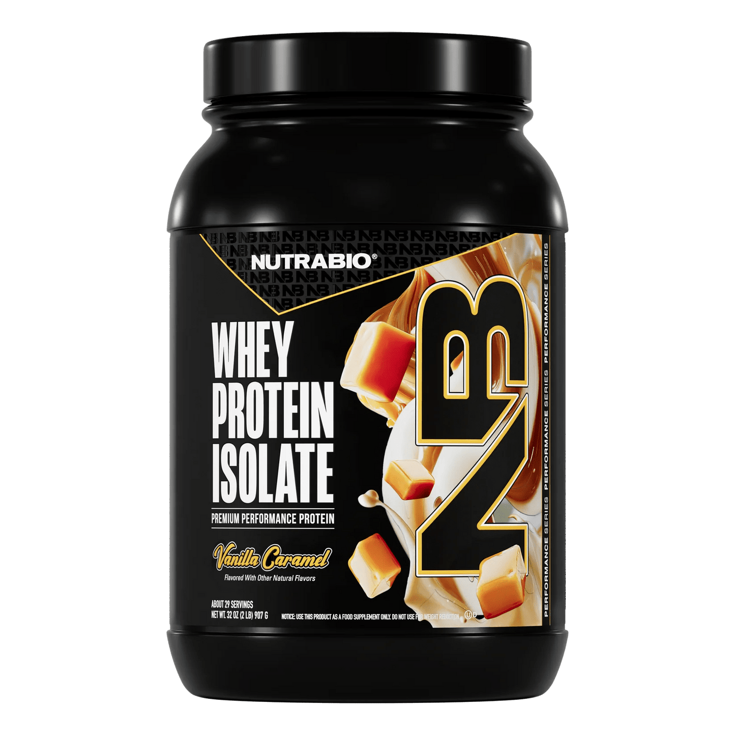 NutraBio - Whey Protein Isolate - Vanilla Caramel 2lb - Protein - Animal Supps | Supplement, Sports Nutrition, and Vitamin Shop | Vineland NJ