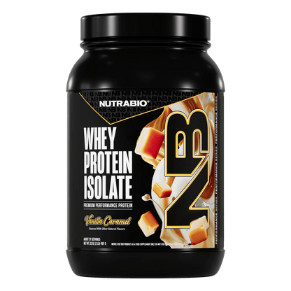 NutraBio - Whey Protein Isolate - Vanilla Caramel 2lb - Protein - Animal Supps | Supplement, Sports Nutrition, and Vitamin Shop | Vineland NJ