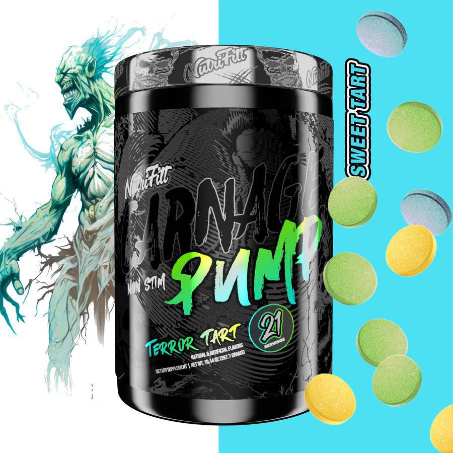NutriFitt - Carnage Pump - Terror Tart 21serv - Pre - Workout - Animal Supps | Sports Nutrition & Supplement Store | Vineland, NJ