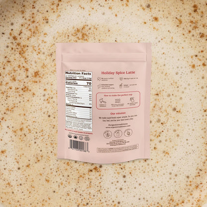 Organic Traditions Superfoods – Holiday Spice Latte - 1 - Bag - Coffee - Animal Supps | Sports Nutrition & Supplement Store | Vineland, NJ