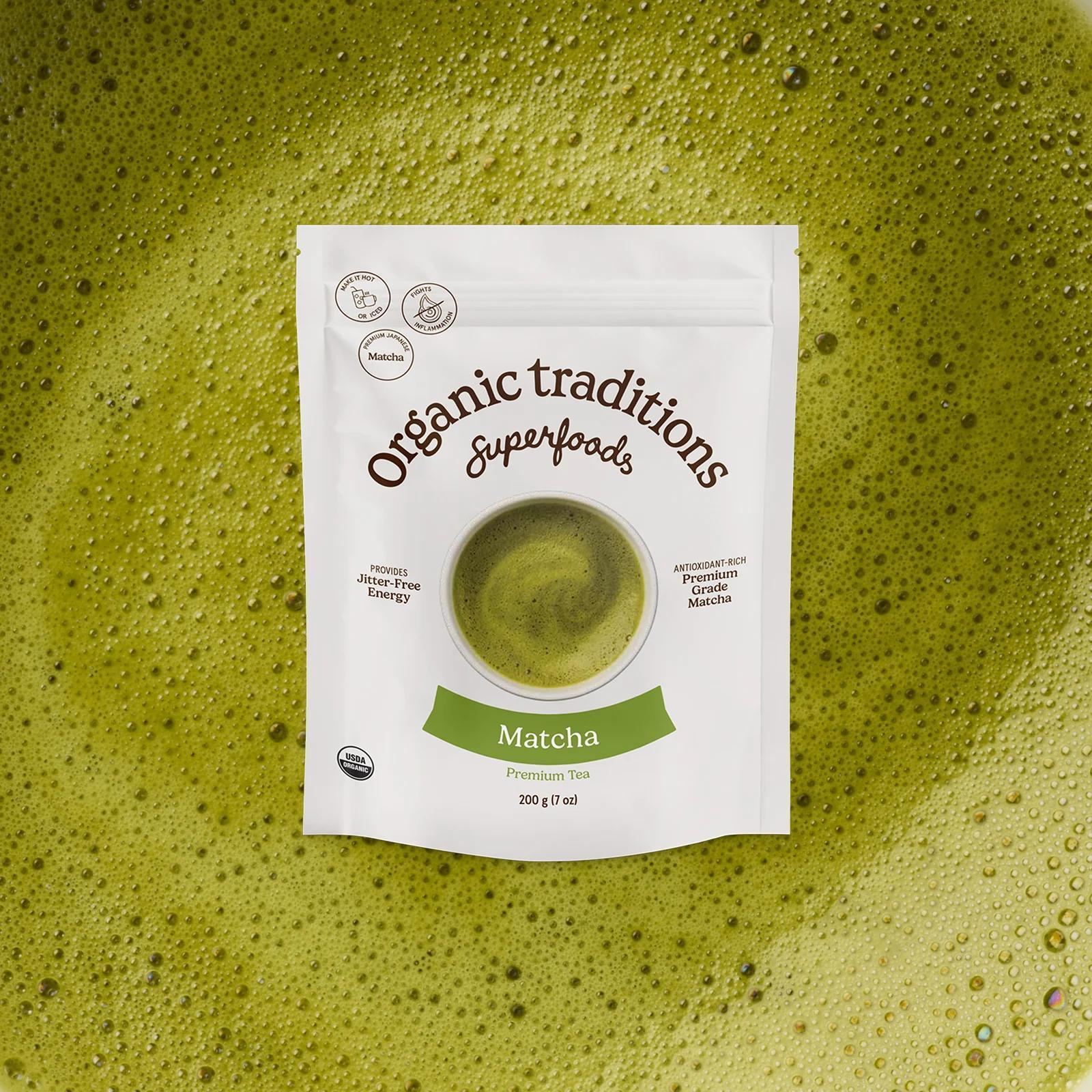 Organic Traditions Superfoods – Premium Matcha Tea - 1 - Bag - Matcha - Animal Supps | Sports Nutrition & Supplement Store | Vineland, NJ