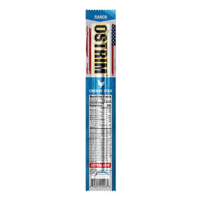 Ostrim - Chicken Meat Sticks - Buffalo Style Single - Meat Snacks - Animal Supps | Supplement, Sports Nutrition, and Vitamin Shop | Vineland NJ