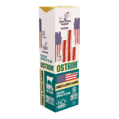 Ostrim - Grass - Fed Beef Sticks - Habanero Single - Meat Snacks - Animal Supps | Supplement, Sports Nutrition, and Vitamin Shop | Vineland NJ
