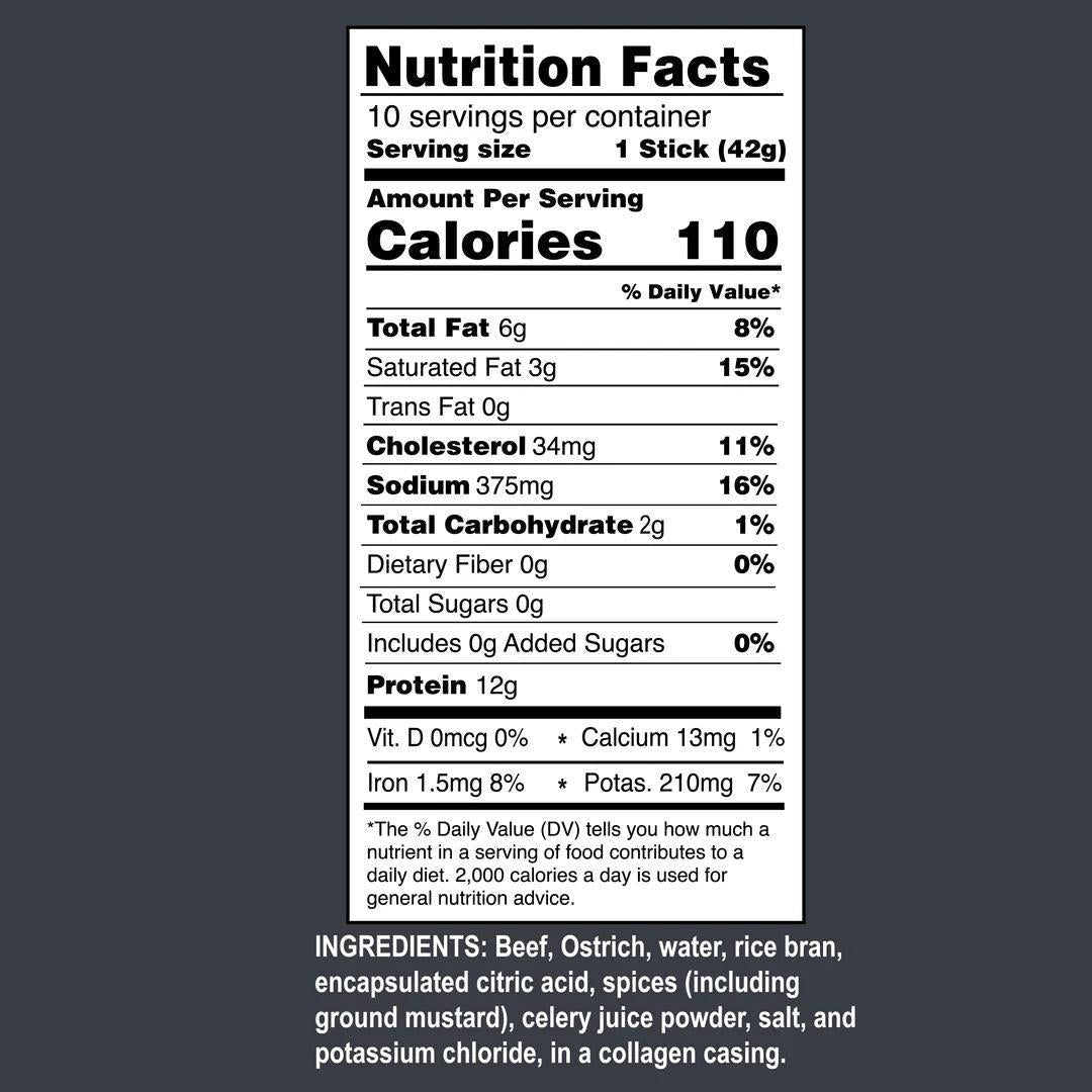 Ostrim Sticks - Buffalo Style - Chicken Single - Meat Snacks - Animal Supps | Supplement, Sports Nutrition, and Vitamin Shop | Vineland NJ