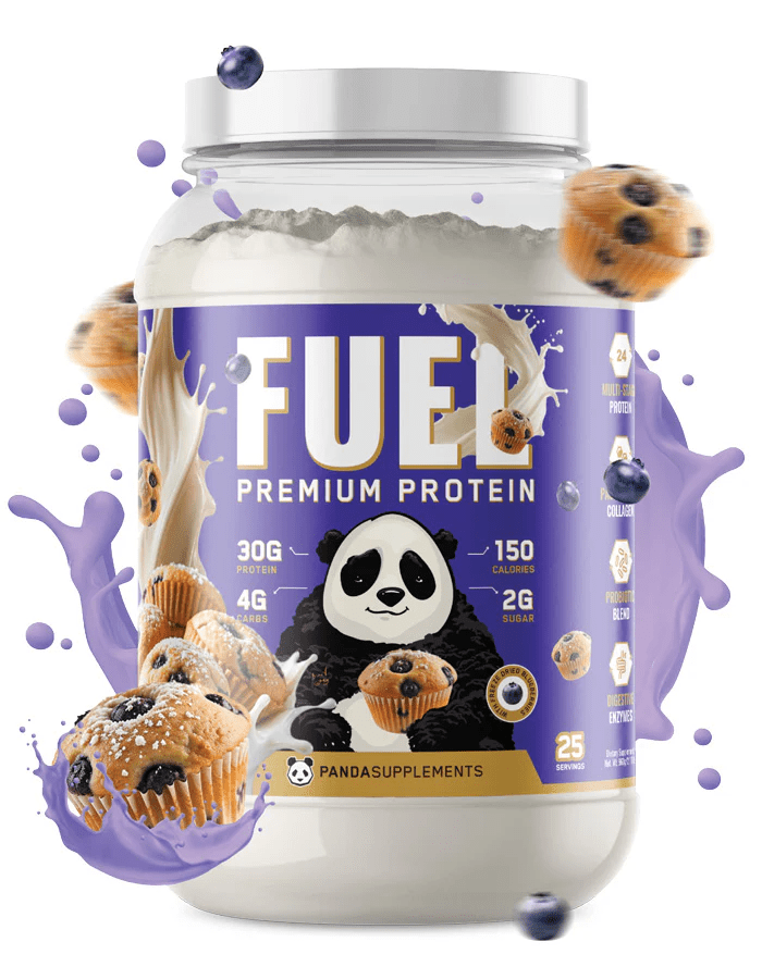 Panda Supplements - FUEL Premium Protein - Blueberry Muffin 25serv - Protein - Animal Supps | Sports Nutrition & Supplement Store | Vineland, NJ