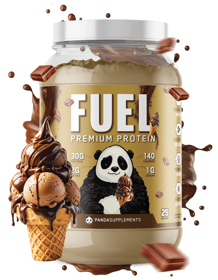 Panda Supplements - FUEL Premium Protein - Chocolate Ice Cream 25serv - Protein - Animal Supps | Sports Nutrition & Supplement Store | Vineland, NJ