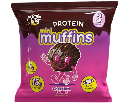 Prime Bites - Mini Muffins Single Packs - Chocolate Fudge Single - Food/Snacks - Animal Supps | Supplement, Sports Nutrition, and Vitamin Shop | Vineland NJ