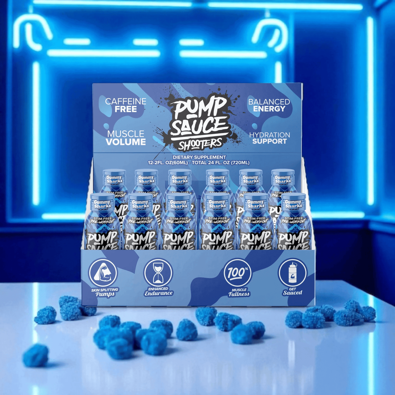 Pump Sauce Shooters - Non - Stim Pre Workout - Animal Supps | Sports Nutrition & Supplement Store | Vineland, NJ
