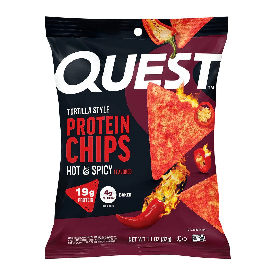 Quest - Protein Chips - Hot & Spicy Single - Food/Snacks - Animal Supps | Supplement, Sports Nutrition, and Vitamin Shop | Vineland NJ