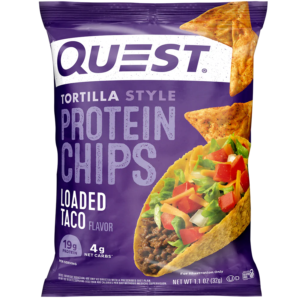 Quest - Protein Chips - Loaded Taco Single - Food/Snacks - Animal Supps | Supplement, Sports Nutrition, and Vitamin Shop | Vineland NJ