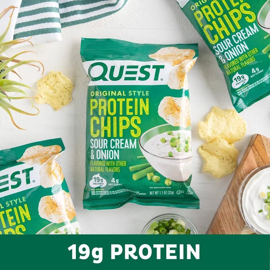 Quest - Protein Chips - Sour Cream & Onion Single - Food/Snacks - Animal Supps | Supplement, Sports Nutrition, and Vitamin Shop | Vineland NJ