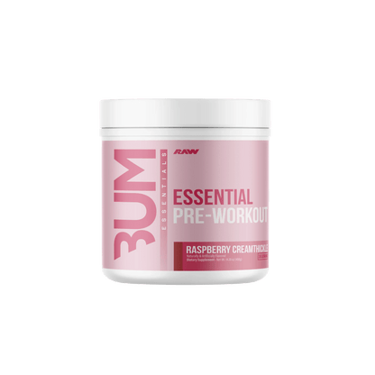 Raw – BUM Essential Pre - Workout - Raspberry Creamthickle - Pre - Workout - Animal Supps | Sports Nutrition & Supplement Store | Vineland, NJ