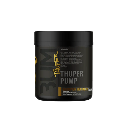 Raw – BUM Thuper Pump - Citrus Slush (Champion Mentality) - Non - Stim Pre Workout - Animal Supps | Supplement, Sports Nutrition, and Vitamin Shop | Vineland NJ