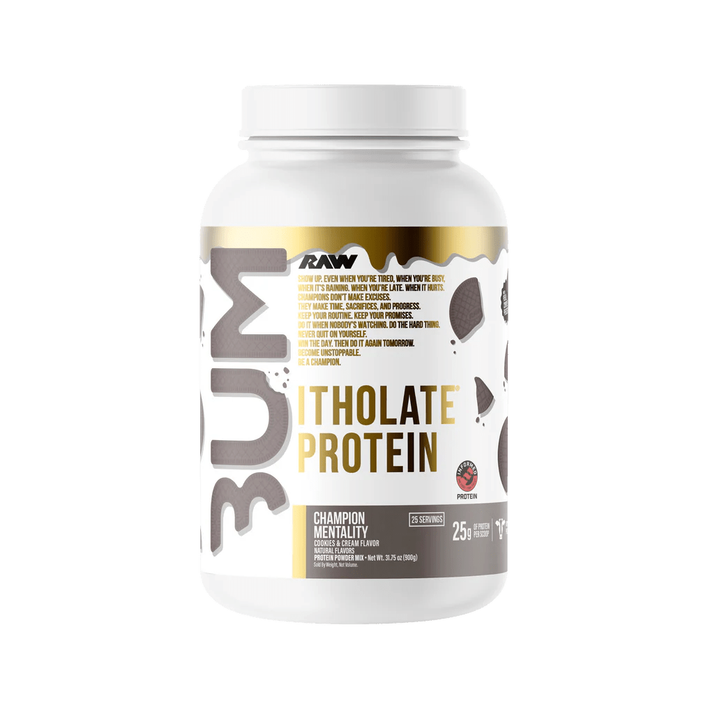 Raw - CBUM Itholate - Champion's Mentality (Cookies & Cream) 25serv - Whey Protein - Animal Supps | Sports Nutrition & Supplement Store | Vineland, NJ